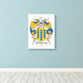Ontiveros Family Crest Canvas Afdruk (Insitu (Houten vloer))