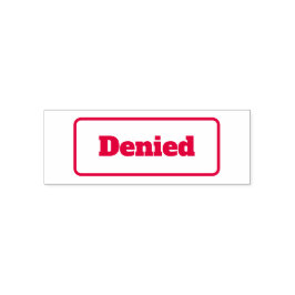 Ontkende Kantoor Business Stamp Self Inking Zelfinktende Stempel