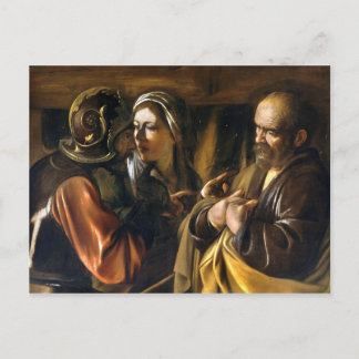 Ontkenning Saint Peter door Caravaggio (1610) Briefkaart