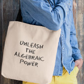 Ontketen het Algebraic Power Wiskunde Teachers Gif Tote Bag