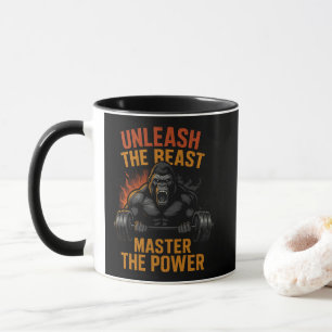 Ontketen het Beest – Bodybuilding Kracht Spier Cad Mok