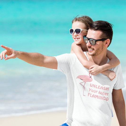 Ontketen je innerlijke flamingo t-shirt
