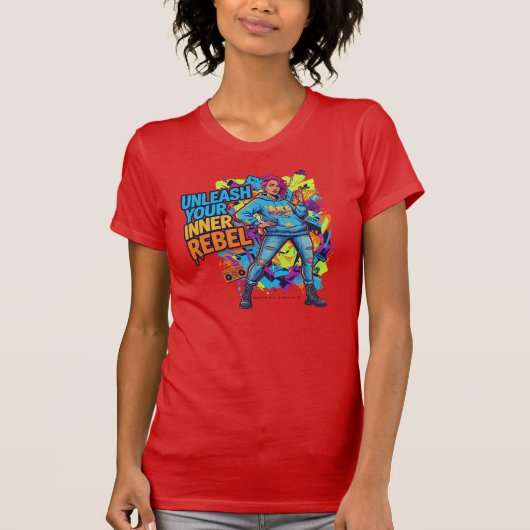 Ontketen je innerlijke rebel -  t-shirt (Voorkant)