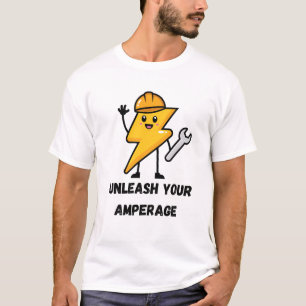 Ontketen Stroomsterkte Schattige Elektrotechnicus T-shirt