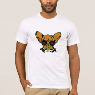 Ontketenen stijl & Wit met Cool Big Dog Graphic T- T-shirt