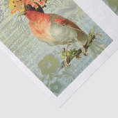  ontkleurde kunstvogel  tissuepapier (Detail)