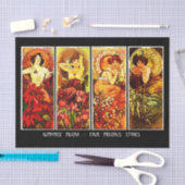 Ontkoppel papier 10 x 15 inch - Alphonse Mucha 21 (Craft)