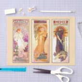 Ontkoppel papier 10 x 15 inch - Alphonse Mucha 27 (Craft)