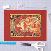 Ontkoppel papier 10 x 15 inch - Alphonse Mucha 31 (Craft)