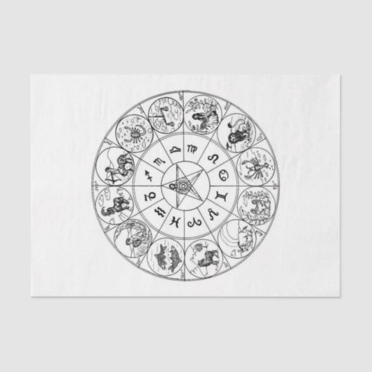 Ontkoppel papier 10 x 15 inch - Astrologie art 2 (Voorkant)