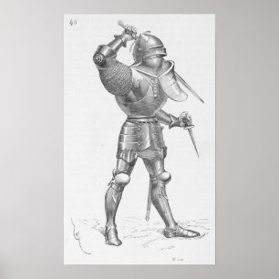 Ontkoppelde ridder poster