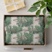 Ontkoppeling groene bomen tissuepapier (Geschenk)