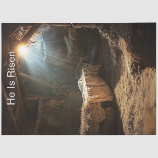 Ontkoppeling  Jesus Hij is verrezen Tissuepapier (Voorkant)