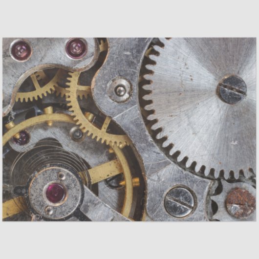 Ontkoppeling motortandwielversnellingen tissuepapier (Voorkant)