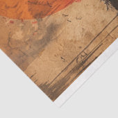 Ontkoppeling van African Sunset Giraffe Tissuepapier (Detail)