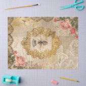 Ontkoppeling van  bijenziekte tissuepapier (Craft)