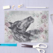 Ontkoppeling van Black Horse Meadow Fantasy Tissuepapier (Craft)