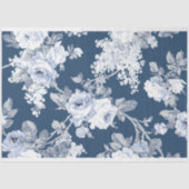 ontkoppeling van  blauwe bruiloft tissuepapier (Voorkant)