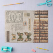  ontkoppeling van boeken en vlinders tissuepapier (Craft)