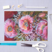 Ontkoppeling van Bouquet Poppy Flowers Tissuepapier (Craft)