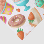 Ontkoppeling van Cartoon-desserts Tissuepapier (Detail)