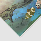 Ontkoppeling van de Cute Fish Onderwater Ocean Tissuepapier (Detail)