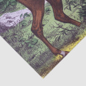  ontkoppeling van de Deer Family Tissuepapier (Detail)