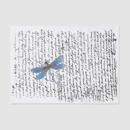  ontkoppeling van de Dragonfly-brief Tissuepapier (Voorkant)