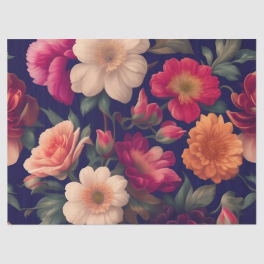  ontkoppeling van de Floral-textielindustrie Tissuepapier (Voorkant)