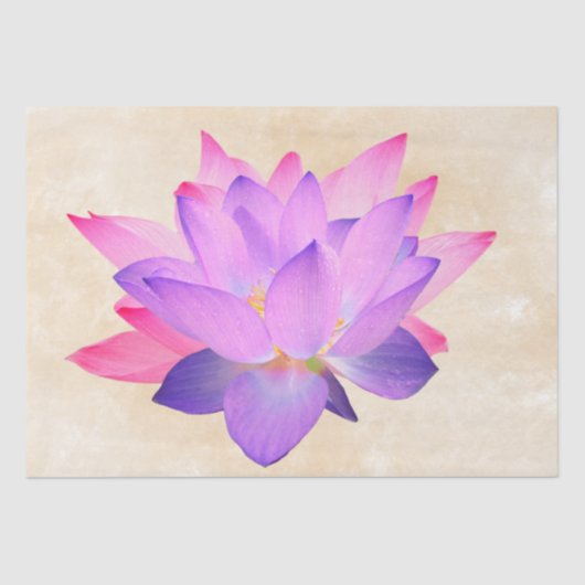  ontkoppeling van de Franse lotusbloem Tissuepapier (Voorkant)