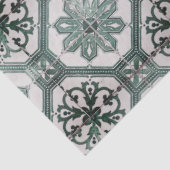  ontkoppeling van de groene Tegel van Floral Delft Tissuepapier (Detail)