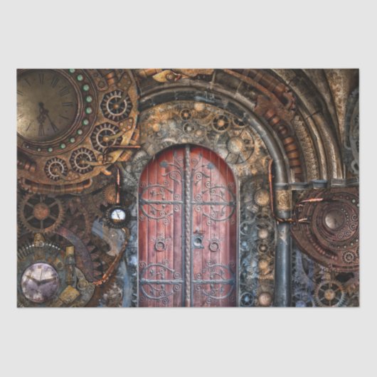 Ontkoppeling van de ingangsklok van de tijd tissuepapier (Voorkant)