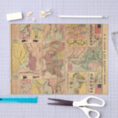  ontkoppeling van de militaire strategische kaart  tissuepapier (Craft)