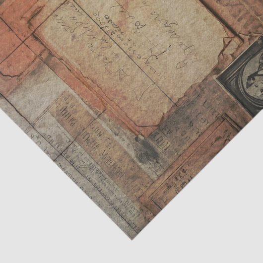 ontkoppeling van documenten tissuepapier (Detail)