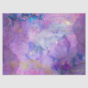 Ontkoppeling van Dream Violet Collage Tissuepapier