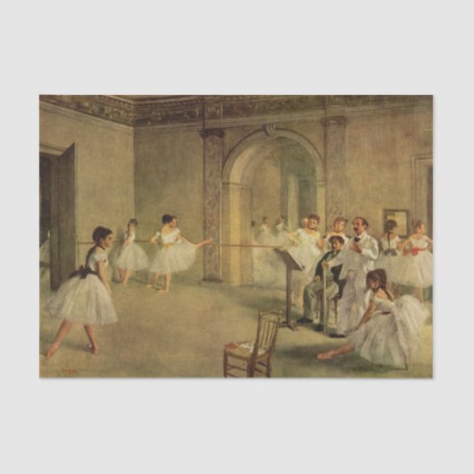 Ontkoppeling van Edgar Germain Hilaire Degas Tissuepapier (Voorkant)