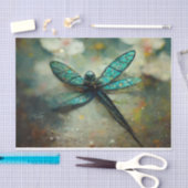 Ontkoppeling van Emerald Dragonfy Tissuepapier (Craft)