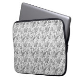  ontkoppeling van Floral Chinoiserie Laptop Sleeve (Voorkant Links)