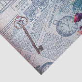 Ontkoppeling van Floral Key Ephemera Tissuepapier (Detail)