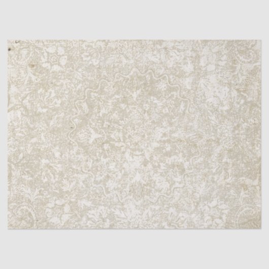 ontkoppeling van Floral Medallion Tissuepapier (Voorkant)