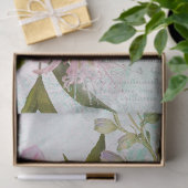  ontkoppeling van Floral Tissuepapier (Geschenk)