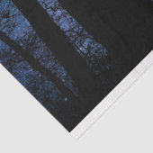 Ontkoppeling van Forest Night Sky Tissuepapier (Detail)