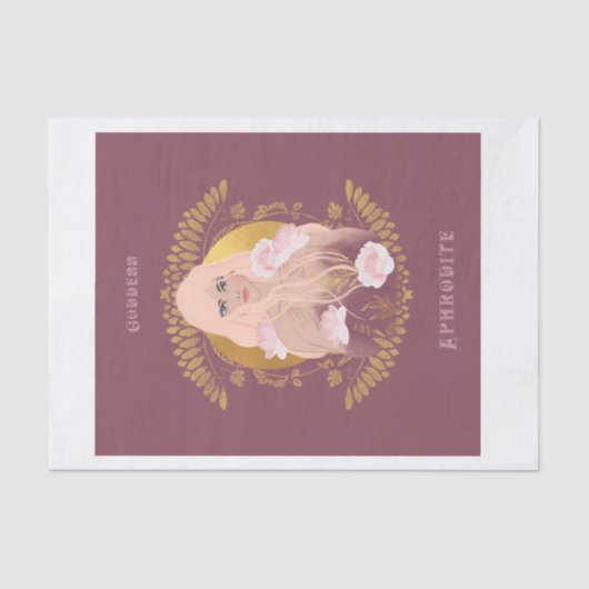 Ontkoppeling van godin Aphrodite Tissuepapier (Voorkant)