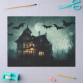 Ontkoppeling van haashuis en vleermuizen tissuepapier (Craft)