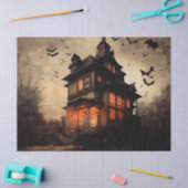 Ontkoppeling van haashuis en vliegende wezens tissuepapier (Craft)