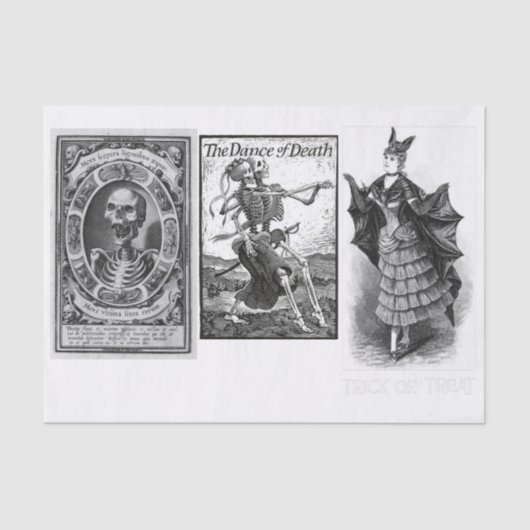 Ontkoppeling van het collectie Halloween Tissuepapier (Voorkant)