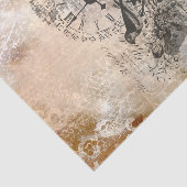 ontkoppeling van het franse ephemera - tijdperk tissuepapier (Detail)