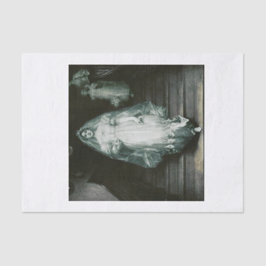 Ontkoppeling van het halloween-spookbride tissuepapier (Voorkant)