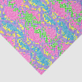 Ontkoppeling van het huidpatroon van Bright Snake Tissuepapier (Detail)