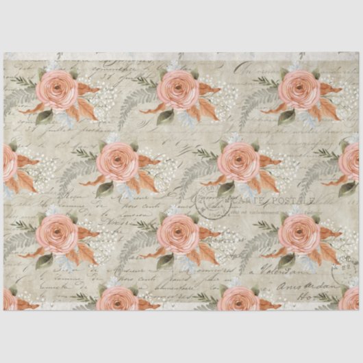  ontkoppeling van het script Ephemera Tissuepapier (Voorkant)